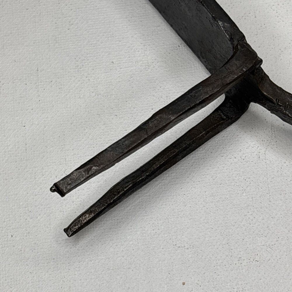 Vintage Mid-Century Modern Brutalist Forged Iron Gazelle Antelope Sculpture - Picture 14 of 16